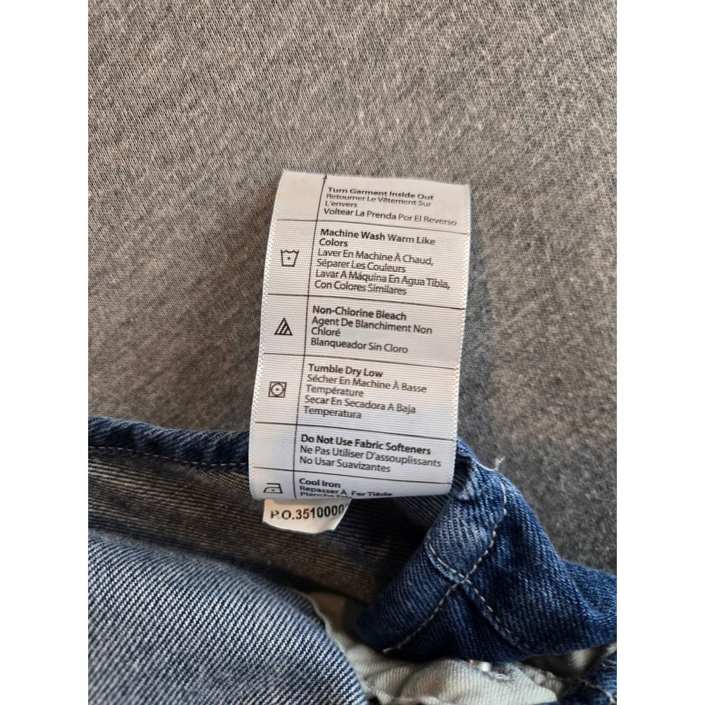 Carhartt Loose Fit Denim Bib Overalls Mens 38x34 Blue OR4672-M Workwear Rugged - Picture 7 of 15